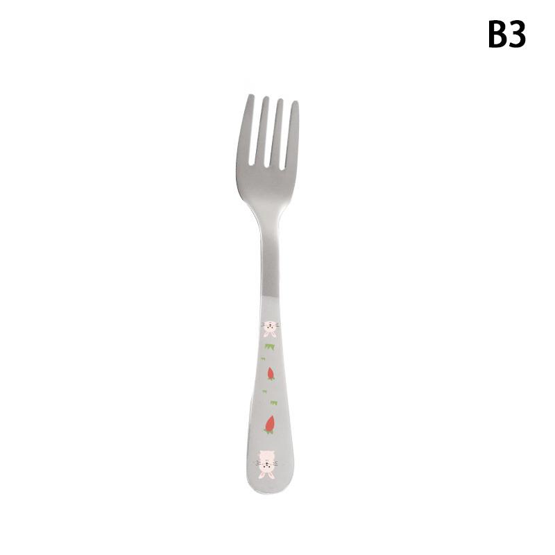 Children'S Stainless Steel Spoon Cartoon Car Pot Spoon Soup Bun Home Kitchen Essential Cute Tableware Children'S Spoon Fork
