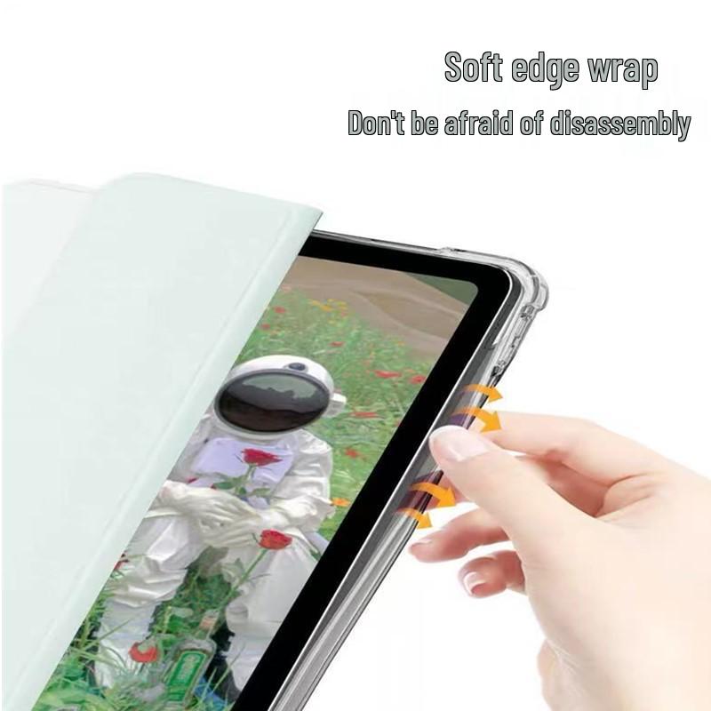 Θήκη Σιλικόνης για Apple iPad 10 (2022) - 10,95" Ανθεκτικό σε πτώσεις, Παγωμένο Διαφανές με Υποδοχή Στυλό