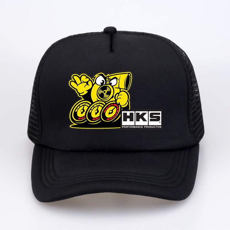 

кепки для Unisex Limited HKS Power и Sportser Performance Turbo Logo Бейсболка унисекс Регулируемая сетчатая дышащая шапка дальнобойщика