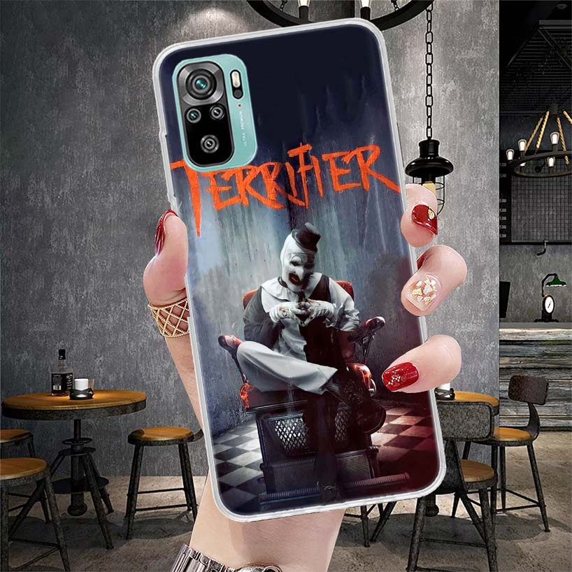 

Horror Movie Terrifier Soft Phone Case For Xiaomi Redmi Note 15 14 14S 13 12 Pro Plus 12S 11 11S 11E 10 10S 11T 5G Fundas Coque Redmi Note 13 4G