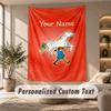 Tapestry Custom Name Text, Wall Hanging Tapestry Home Room DecorPippi Longstocking