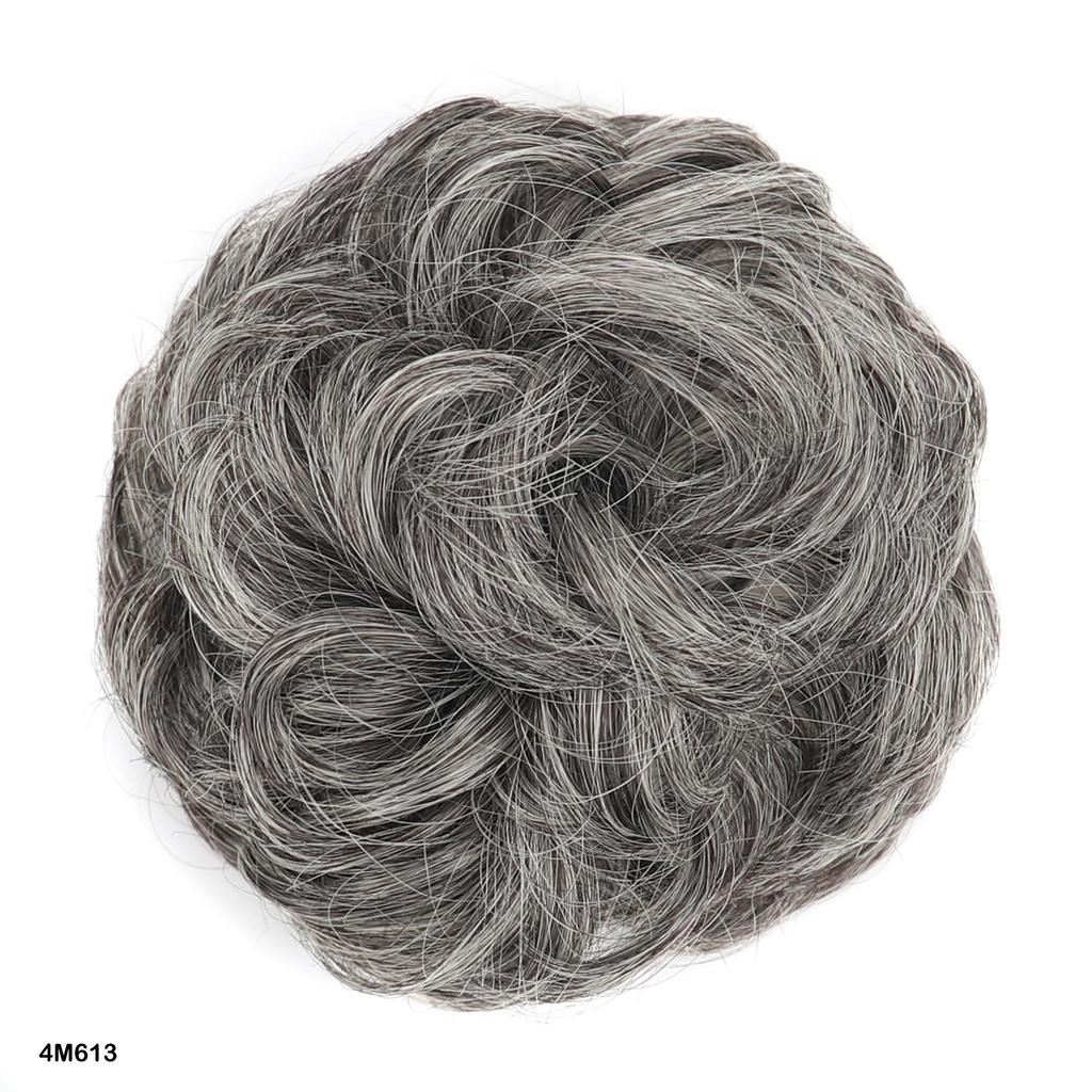 Syntetický rozcuchaný drdol Vlasové příčesky Styl ptačího hnízda pro ženy - Nadýchaný Vlnitý Kudrnatý Chignon Nastavitelný Design