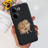 For Tecno Camon 20 Pro 4G 5G Case Cute Cat Cartoon Love Heart Liquid Silicone Shell For Tecno Camon 20 Premier Camon20 4G Funda