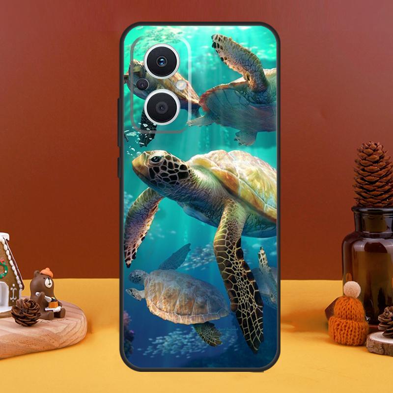Ocean Sea Turtle Case For OPPO Reno 10 Pro 11 F 4 6 7 8 5 Lite 4Z 5Z 8T OPPO Find X6 Pro X5 X2 X3 Lite Cover