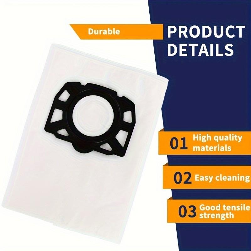 Für Kärcher Wd4 Wd5 Mv4 Staubsauger Staubbeutel und Filterelement für den Hausgebrauch