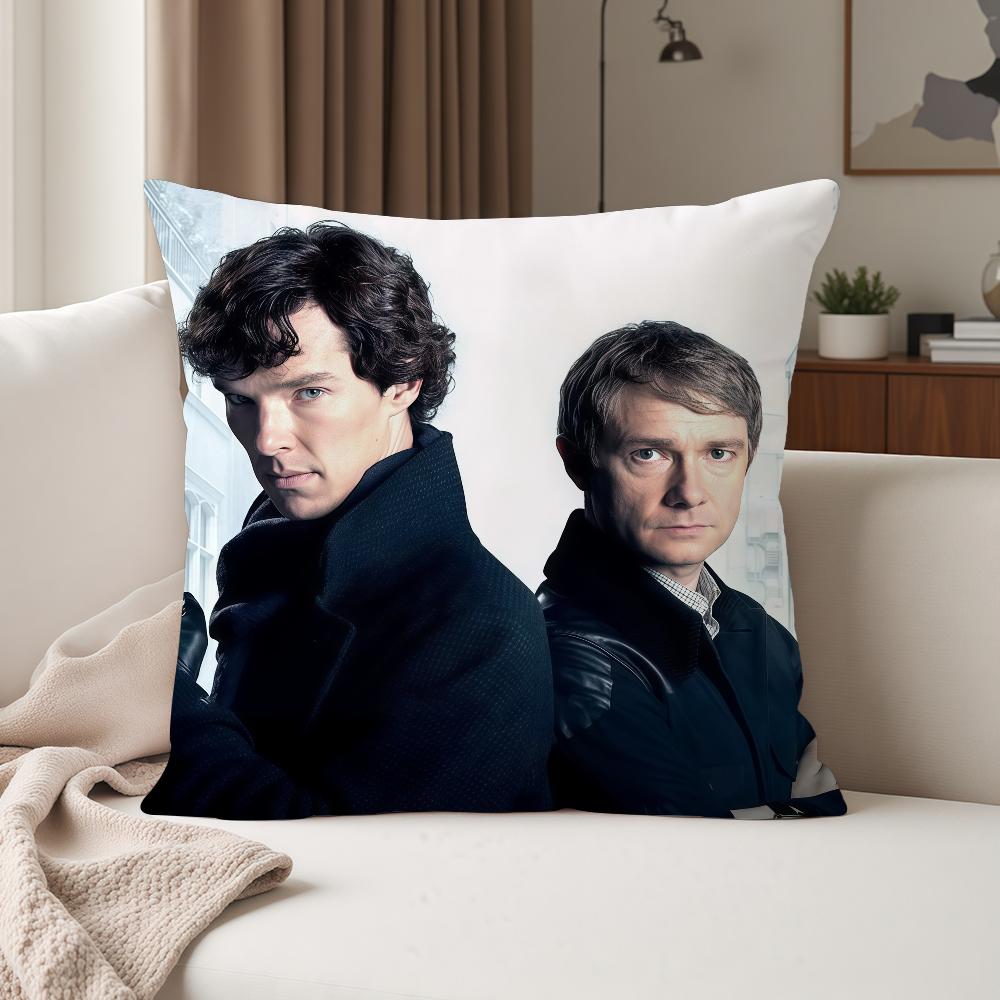 Movie SSherlock HHolmes Pillow Case Suitable For Bedrooms Living Rooms Cars Home Decoration