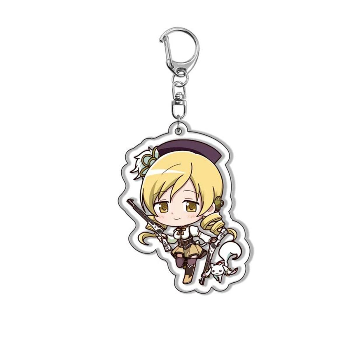 

Anime Acrylic Keychain Puella Magi Character Magica Madoka Pendant Suitable for Bag and Keys,cosplay gifts Perfect Gift for Fans