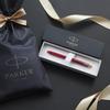 PARKER Multifunctional Pen Sonnet Original Red GT 3in1 Ballpoint Pen 2 Colors and Mechanical Pencil Wrapping Bag with Brand Logo Gift Box Gift Present