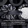 Bamboo Charcoal Bath Ball Bath Flower  Bath Loofahs Sponge Shower Pouf Body Scrubber Ball Mesh Pouf Bath Sponge
