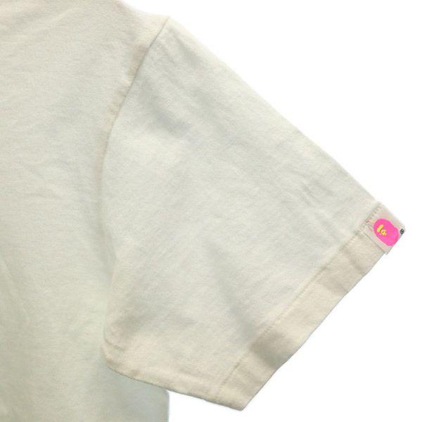 A BATHING APE Print Short sleeve T-shirt XS white Men's Used