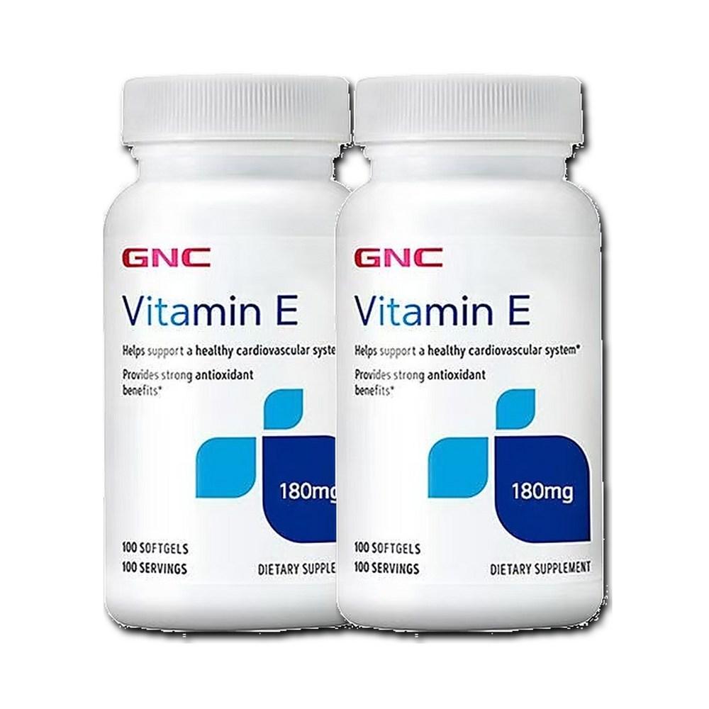 GNC Vitamin E 180mg Softgels 100 Tablets 2 pcs