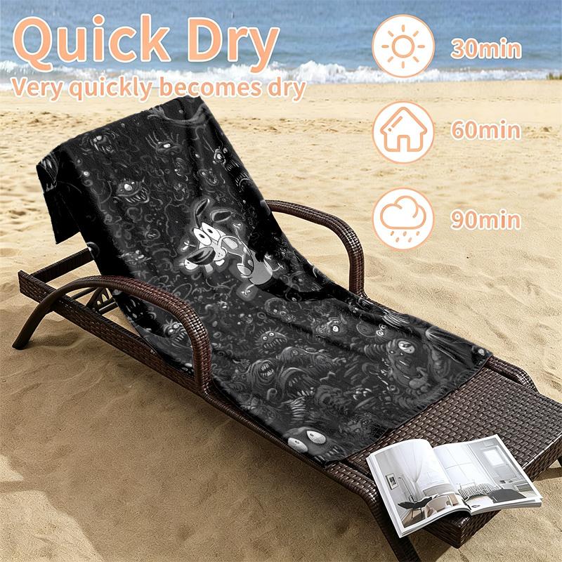 Brave Dog Beach towels also serve as bath towels summer essential a musthave for the outdoors the beach and the pool