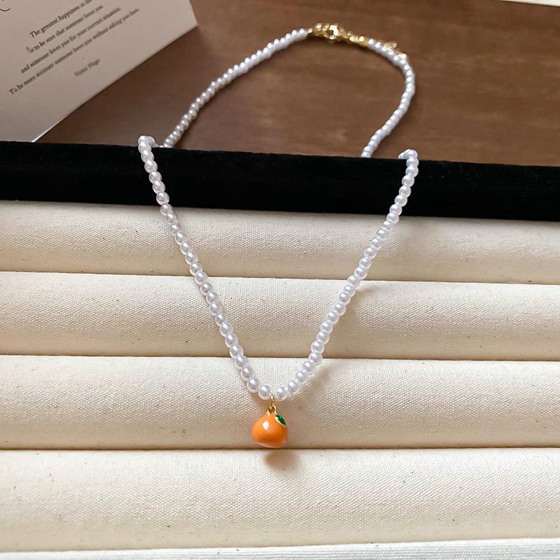 Irregular Long Pearl Necklace French Light Luxury Temperament Sweater Chain Niche Simple High Sense Necklace Women