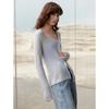 ELLE French Gradient Knit Cardigan