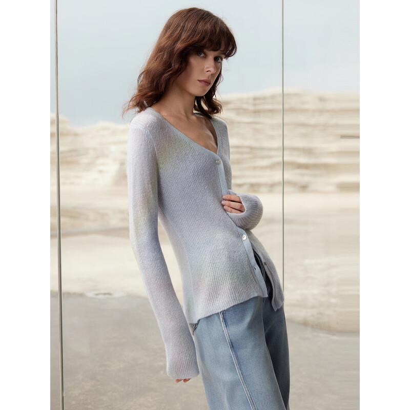 ELLE French Gradient Knit Cardigan