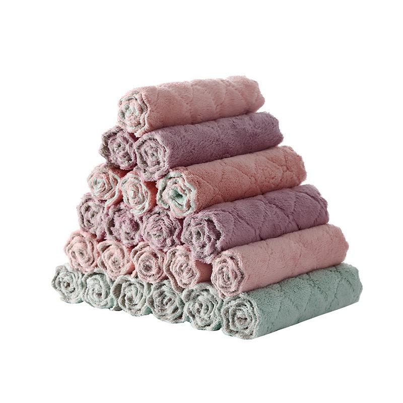 Absorbent Non-Stick Kitchen Dishcloth and Cleaning Towel