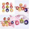 Fashionable Set of 9 Lovely Fruit Girl Resin Charm for Craft Supplies and Jewelry Making Assorted Colorful Designs
