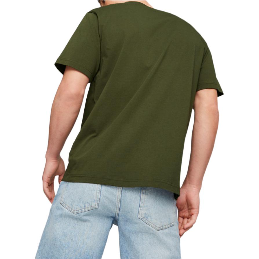 Puma Rad/Cal Loose Fit Raglan Short Sleeve T-Shirt Men Tops Army-Green 678341-31