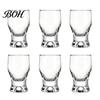 Verres à boire classiques incurvés Mini verre snifter avec base lestée ergonomique, Verres de dégustation transparents, Verres élégants pour fête, Confortable