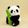 Cute Panda Flower Making Fortune Apple Plush Toy Doll Chengdu Rag Doll Travel Souvenir Gift