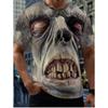 Summer Men's Creative Printed Round Neck Short Sleeved T-shirt Fashionable Comfortable Soft Breathable Plus Size Casual Sports Versatile T-shirt