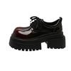 British Style Platform Wenzhou Small Leather Shoes Women's 2025 New Small Height-increasing Loafers Sweet and Cool Big Head Shoes