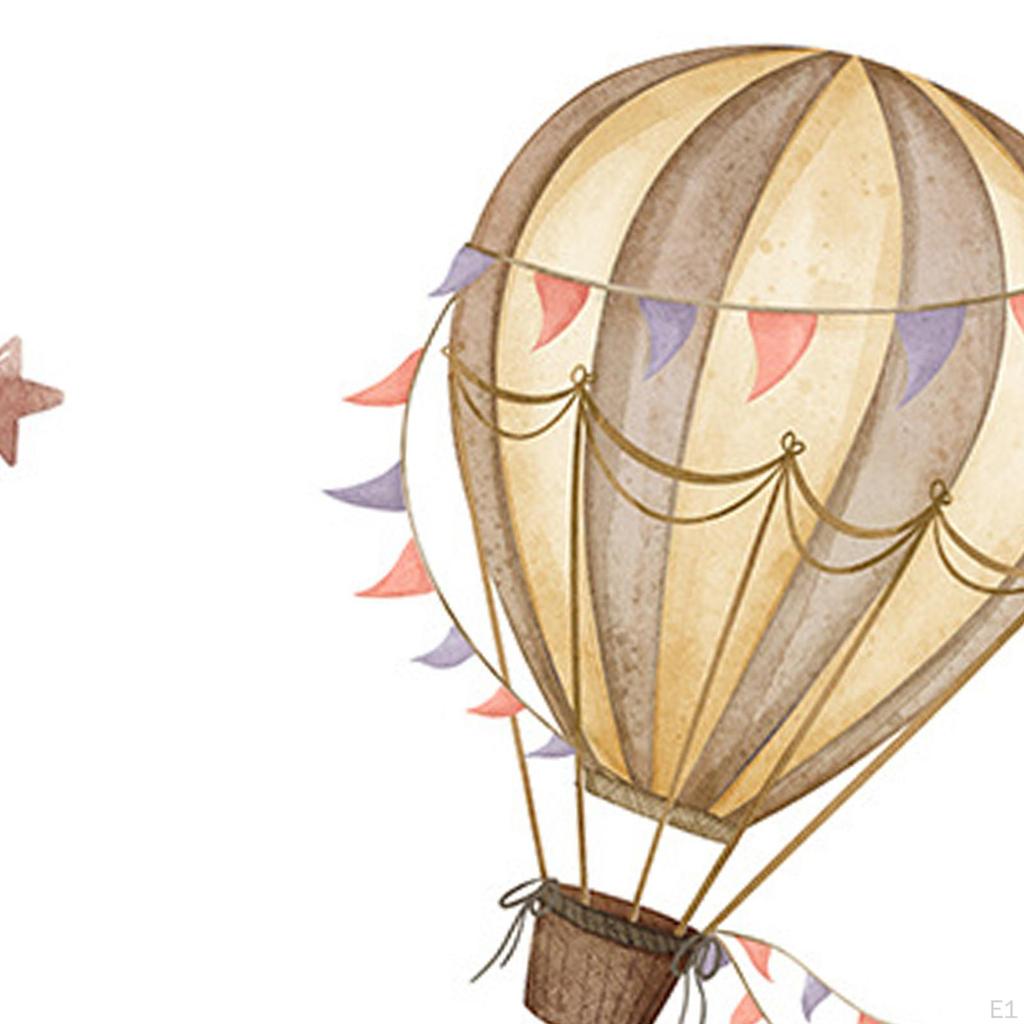 2 vnt. Oro balionų sienų lipdukai Žvaigždės Paukščiai Debesys Lipdukai Daugiafunkcinis Meno Muralas, Dekoravimas