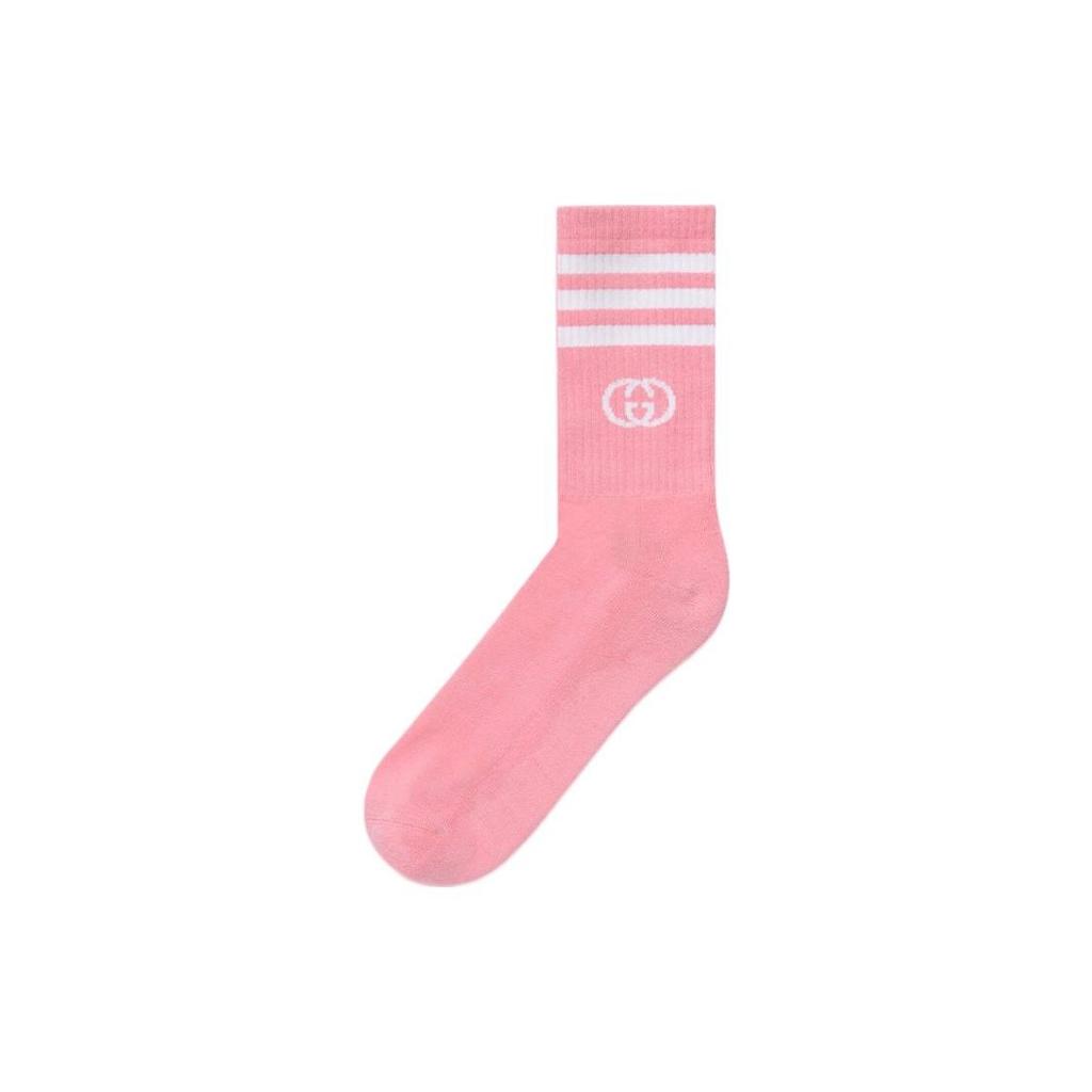 Gucci X Adidas Ankle Socks Pink/White 691868-4G293-5977