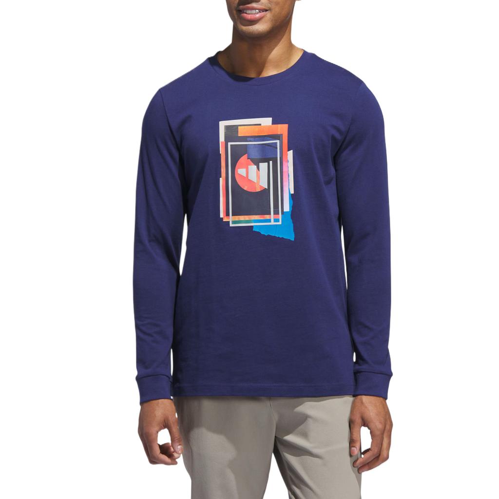 adidas Fashion Versatile Simple Solid Color Long Sleeve T-Shirt Men Tops JX1755