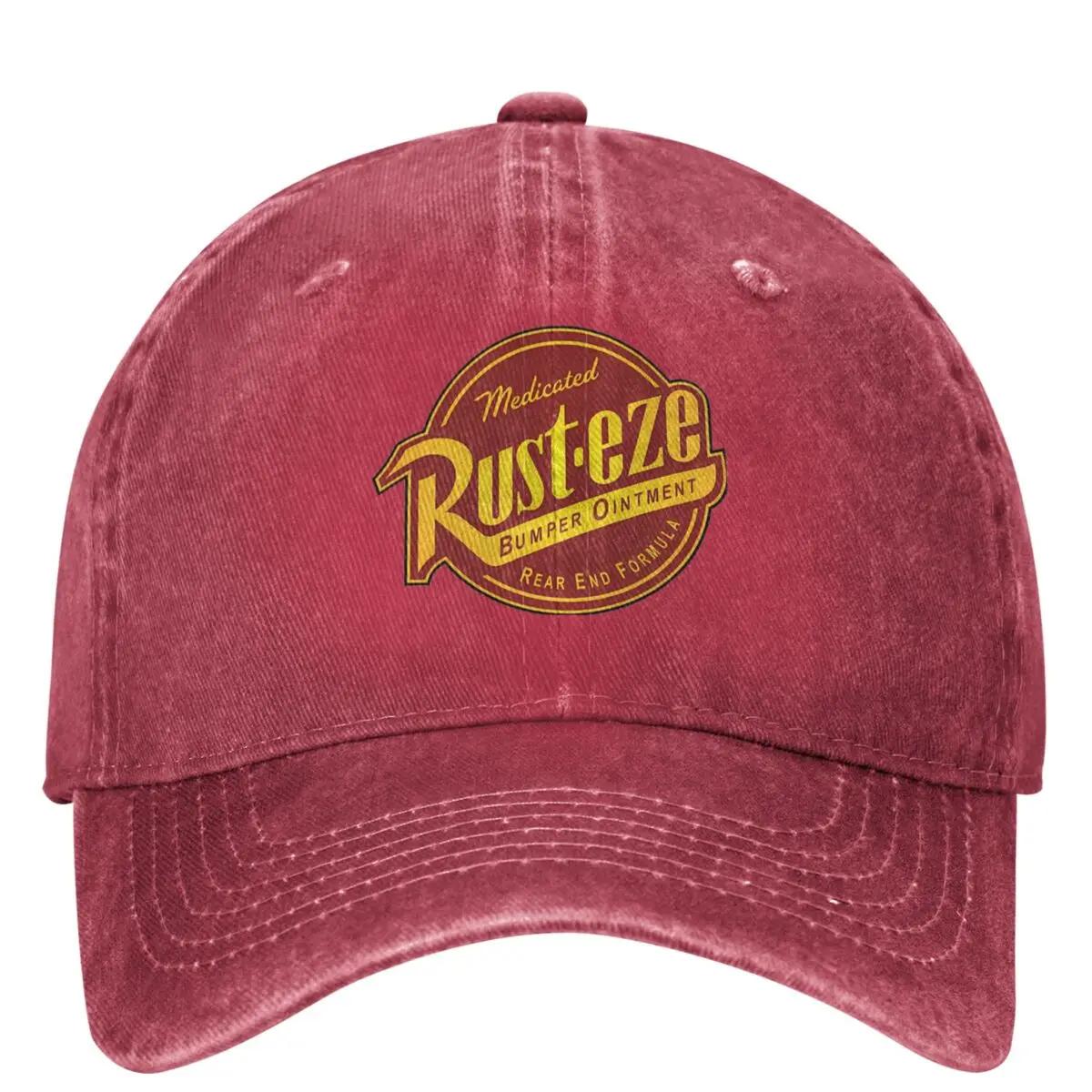 Rust-eze Lightning McQueen Baseball Cap Unisex Teens Sun protection Trucker Hat Summer Streetwear Tennis Skate Baseball Caps One Size