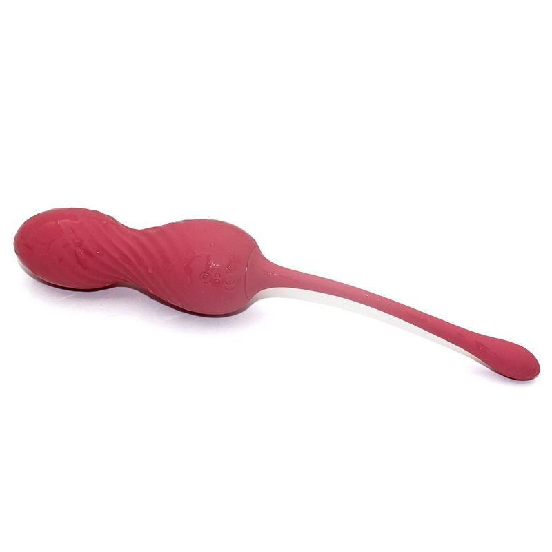 Remote Control Vibrating Silicone Kegel Ball Toy for Pelvic Tightening