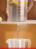 Large Capacity 5L Cold Water Pitcher, High Temperature Resistant, with Measuring Scale – Ideal for Milk Tea Shops and Tea Brewing.
