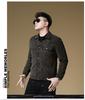 Men's Trendy Winter Motorcycle Leather Jacket 2025 - Lapel Style, Casual Brand Outerwear, Item 5027
