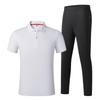 Unisex Quick-Dry Polo Shirt & Shorts Set for Summer Fitness and Running