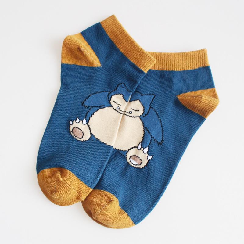 Anime  Pikachu Socks Cosplay Bulbasaur Eevee Cute Figure Doll Unisex Socks