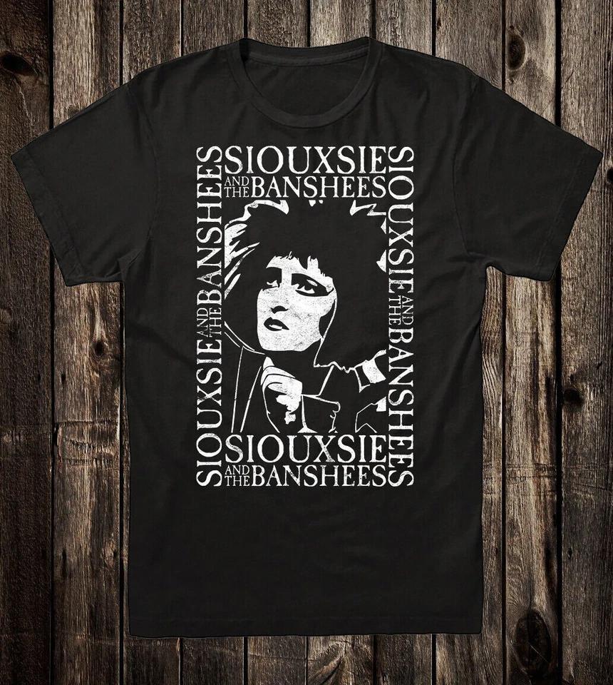 

Retro Tee T Shirt 100% Cotton 80 s 90 s Goth Siouxsie And The Banshees L