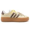 Adidas VL Court Bold Leather Low top Skateboard Shoes Women's Light Yellow IH3083(Team1999-S-BOX)