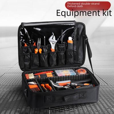 Borsa Porta Attrezzi Multifunzionale Portatile in Tela Oxford per Elettricista - Grande, Spessa, Resistente all'Usura