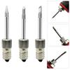 Welding Soldering Tips USB Soldering Iron Head Replacements Threaded Soldering Tip Fits For E10 Interface Soldering Iron