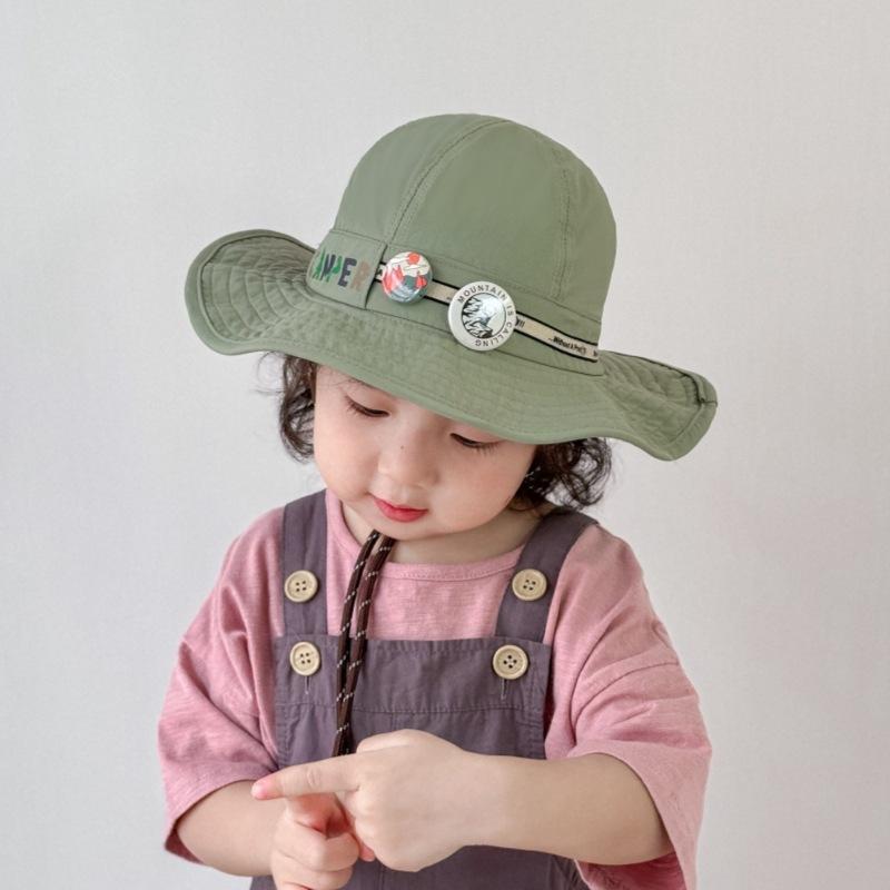 Children's Hats Summer Thin Quick Drying Hats  Baby Summer Sun Protection Hats  Boys  Sun Hats  Girls  Fisherman Hats  Kids