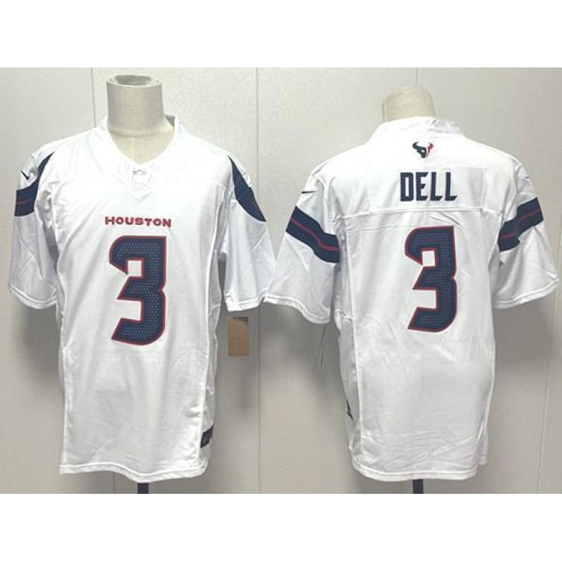 Houston Texans NFL Football Jersey Mens Sportswear Performance Tee Fall Winter Breathable Fan Apparel