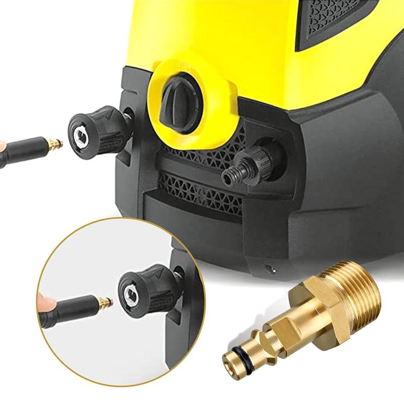 Adattatore M22 14mm Accoppiamento Rapido Connettore Tubo Pistola Idropulitrice ad Alta Pressione Raccordo di Conversione Rapida per Karcher Lavor Parkside Bosch