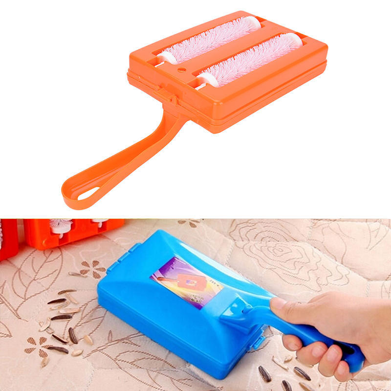 Handheld Carpet Table Sweeper Crumb Dirt Fur Brush Cleaner Collector Roller