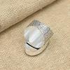 Blue Chalcedony Gemstone Solid 925 Sterling Silver Jewelry Oval Shaped Handmade Ring