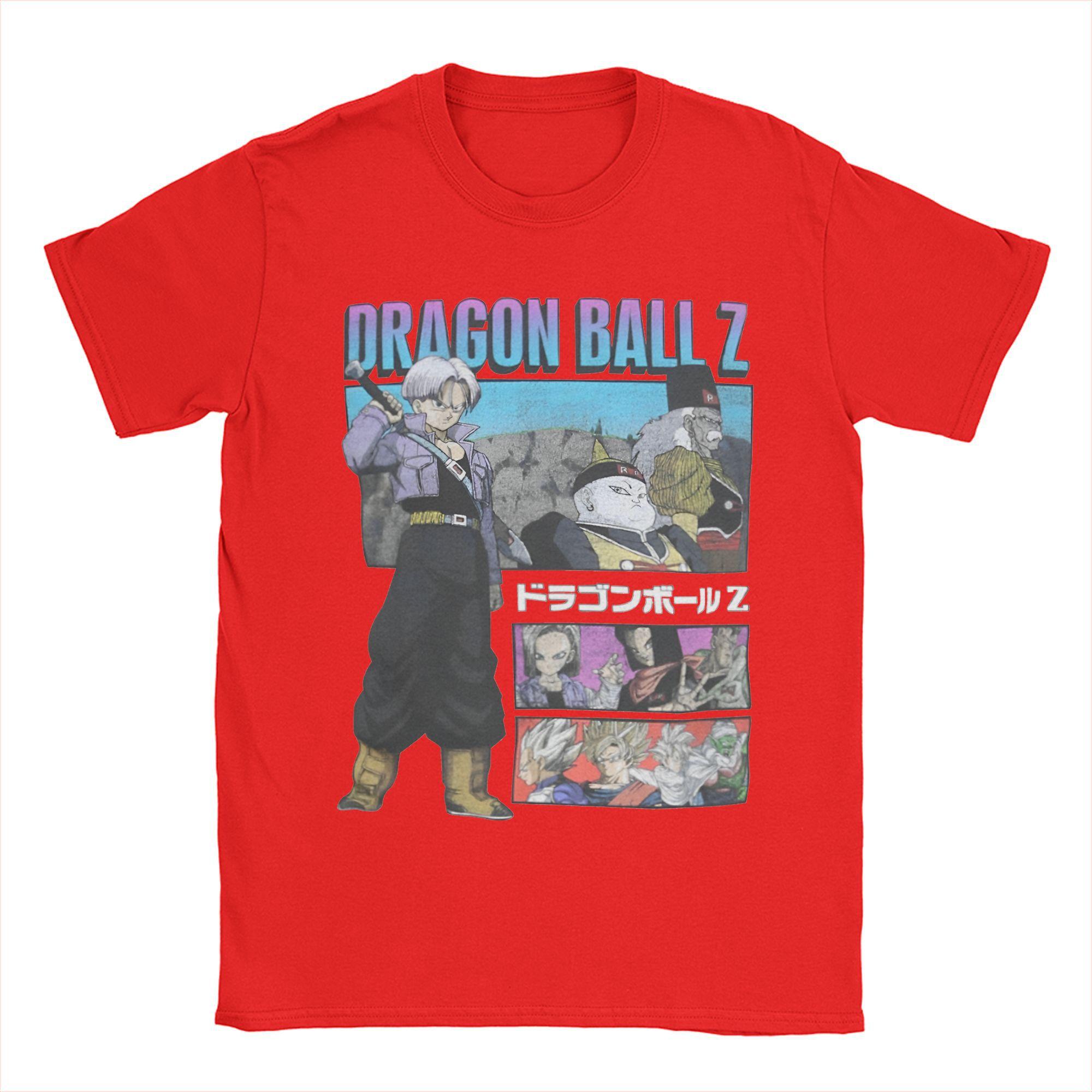 

FUTURE TRUNKS Dragon Ball Z TShirts for Unisex Women Funny Cotton Tee Shirt O Neck Short Sleeve T Shirts New Arrival Clothes S