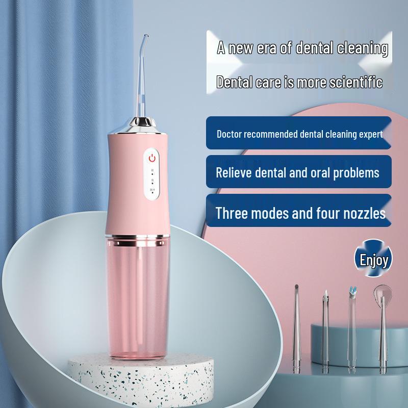 Portable Electric Oral Irrigator: Home Water Flosser for Teeth Cleaning and Gap Spraying