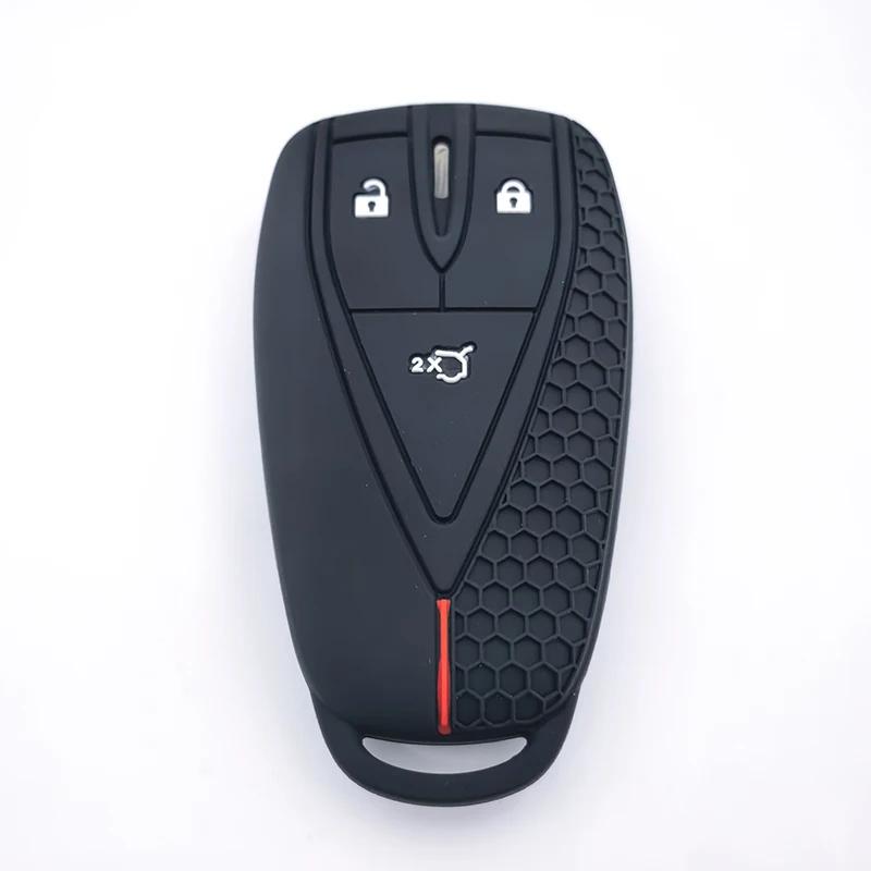 Silicone Car Key Case Cover For Changan Cs35Plus Cs35 Plus Cs55 Plus Cs75 Plus Eado Uni-T Uni K Oushang X5 X7 Ev Key Chain
