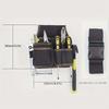 Heavy Duty Fabric Electrician Tool Bag With Multiple Pockets For Screwdrivers Pliers Long Lasting Use Easy Organization