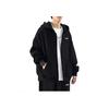 Li Ning Football Series Solid Color Loose Sports Hooded Zip Jacket Sweatshirt Men jackets Black AWDS421-1