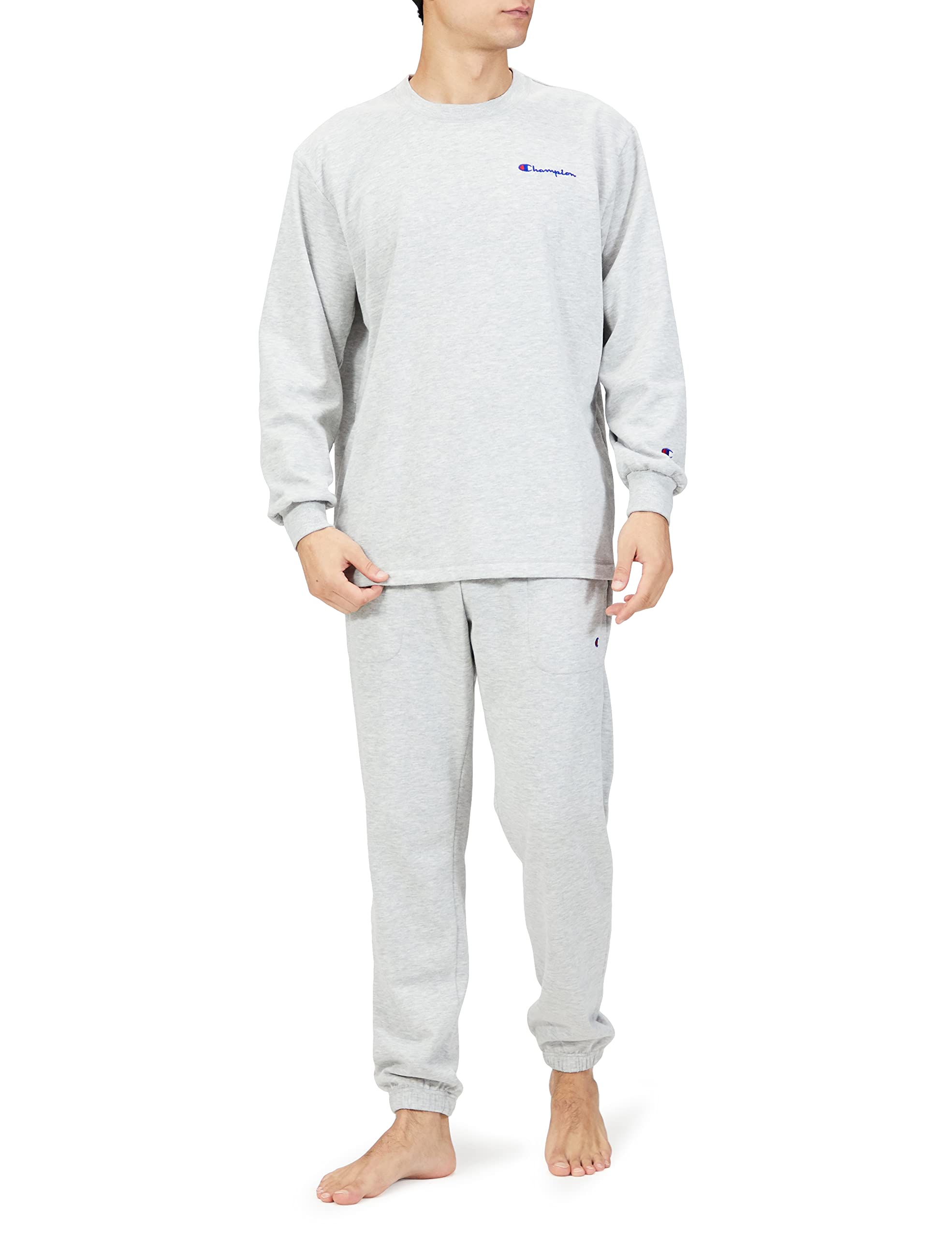 

Room Long Long Brushed M [Champion] Wear, Sleeves, Pants, Fleece, Men s Grey_OM8542
